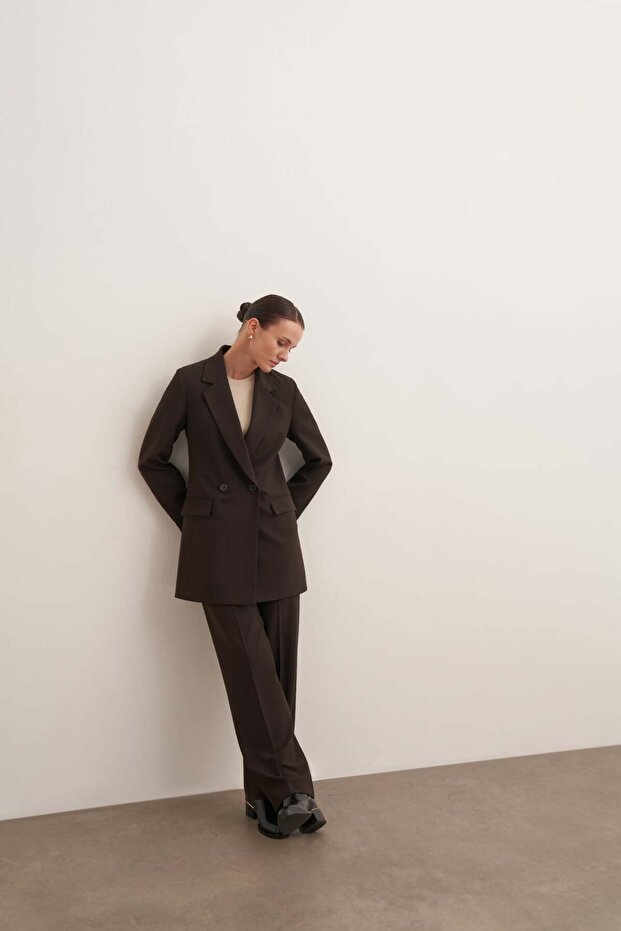 Maxi Kruvaze Ceket - 4