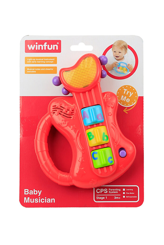 Baby Musician Guitar – Light‑Up Toy Guitar with Songs, Rhythms & Sound Effects