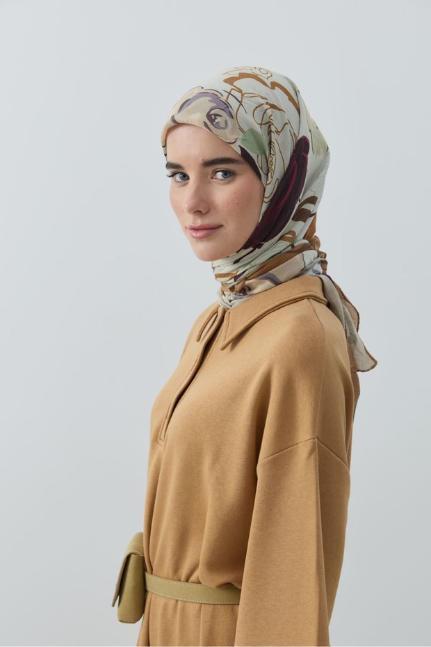 Olyvia Desen Bambu Eşarp - 2