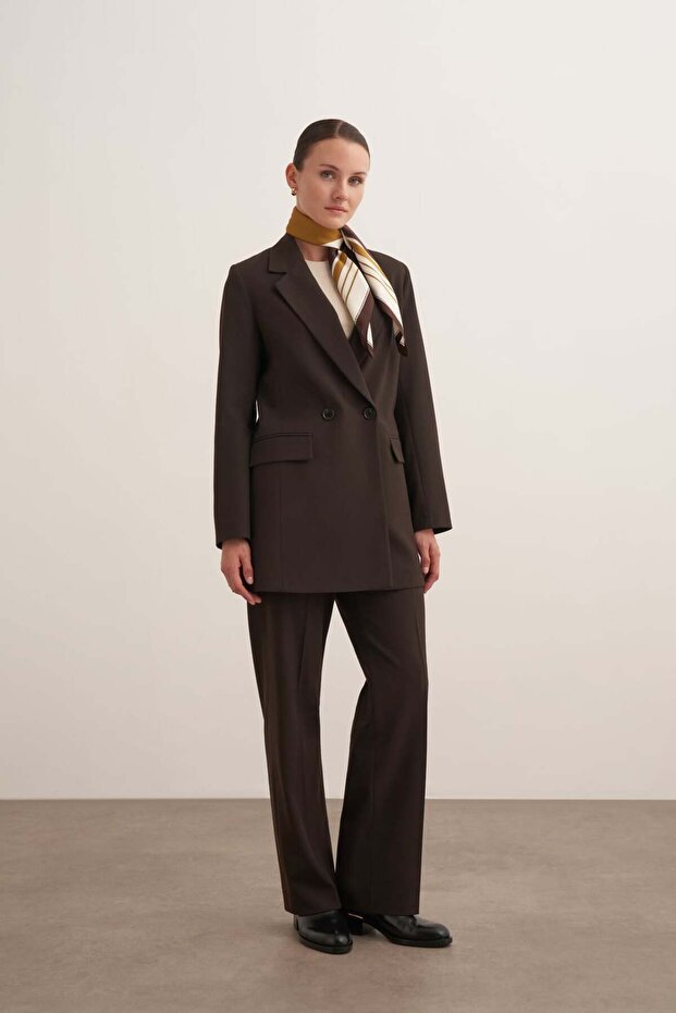 Maxi Kruvaze Ceket - 2