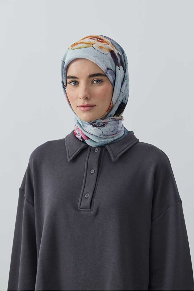 Evelyne Desen Bambu Eşarp - 2