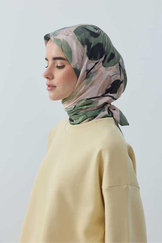 Solena Desen Bambu Eşarp - 2