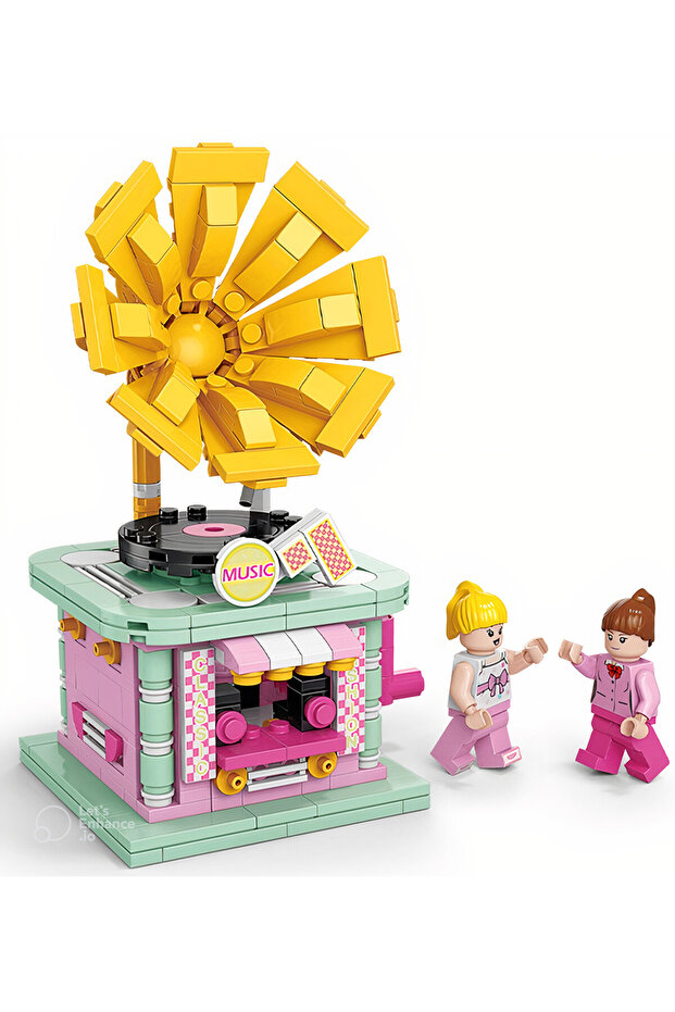 Set de micro cărămizi de construcție – Cameră muzicală - 1