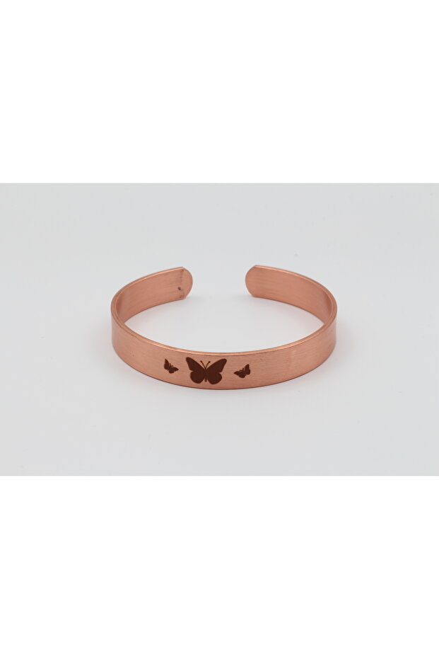 Bracelet with Copper Butterfly Motif