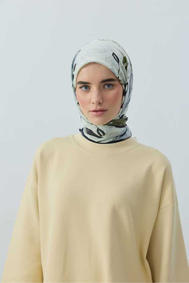 Olyvia Desen Bambu Eşarp - 2