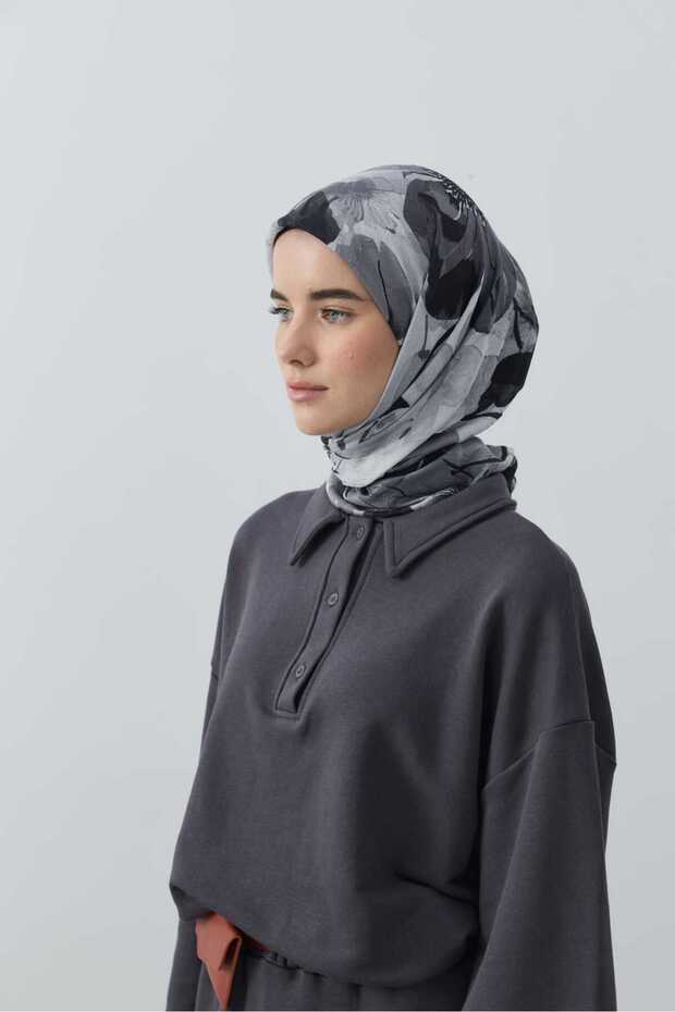 Solena Desen Bambu Eşarp - 2