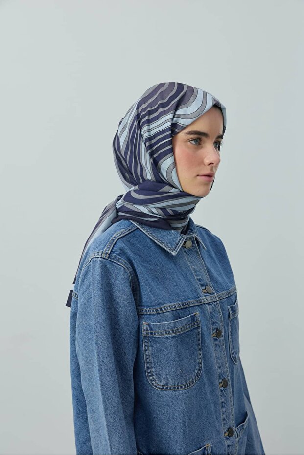 شال ويفيا دينيلينا بنمط مموج - 3