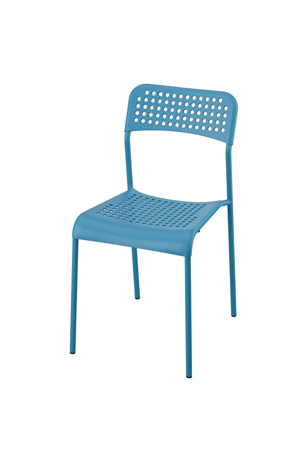 plastik sandalye, mavi - 2