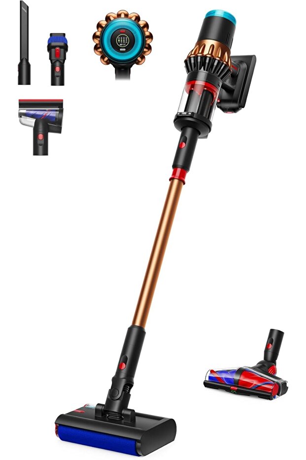 V16 Piston Animal Submarine Vacuum Cleaner (Matte black/Copper)