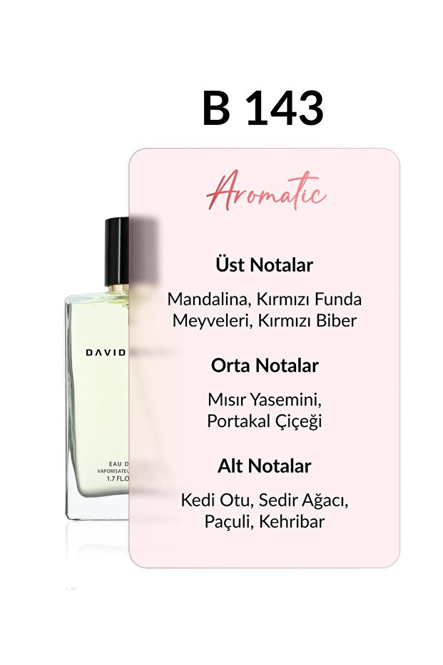 B143 Romano 50 ml Kadın Parfüm | Aromatic - 2
