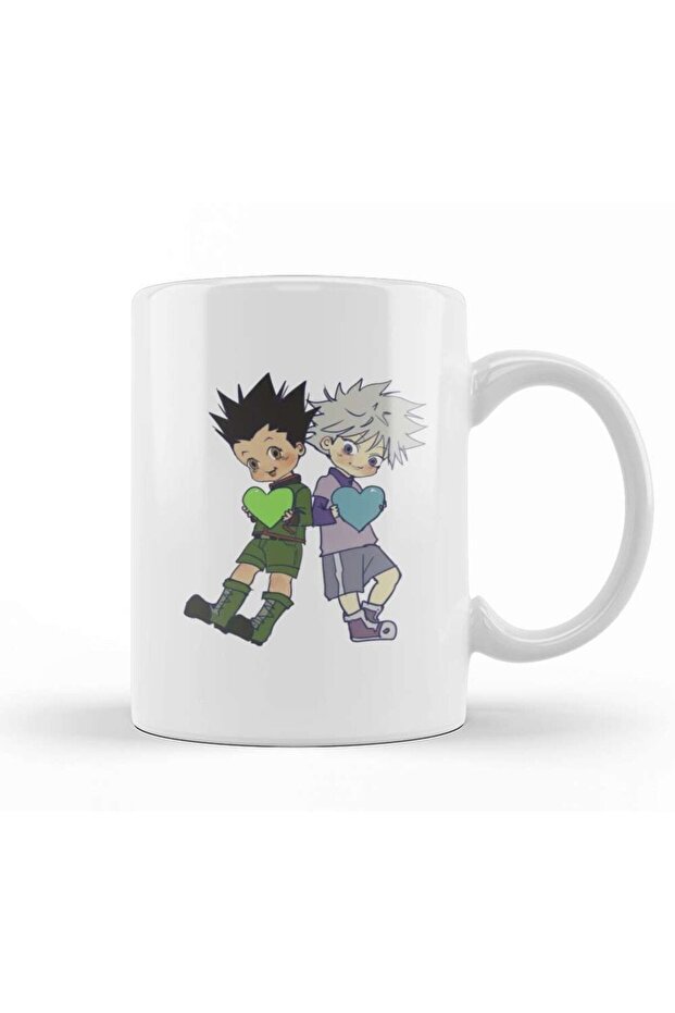 Hunter X Hunter Green and Blue Mug Porcelain