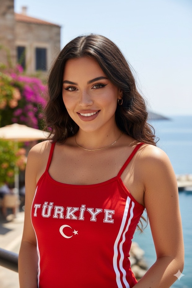 Turkey Striped Crop T-Shirt