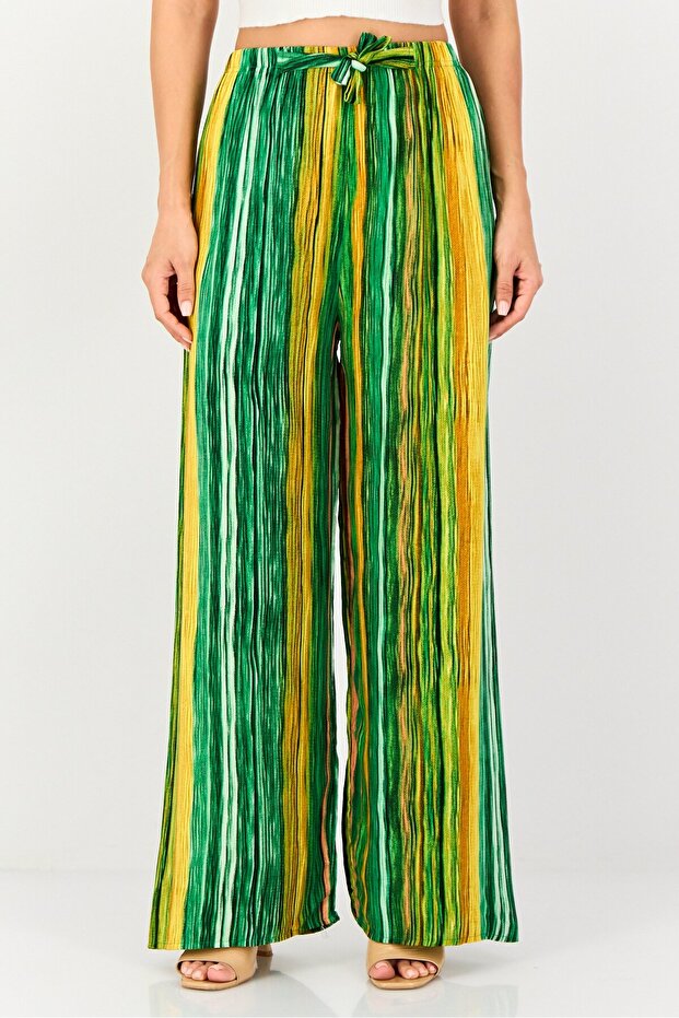 Women Regular Fit Allover Print Palazzo Pants, Multicolor