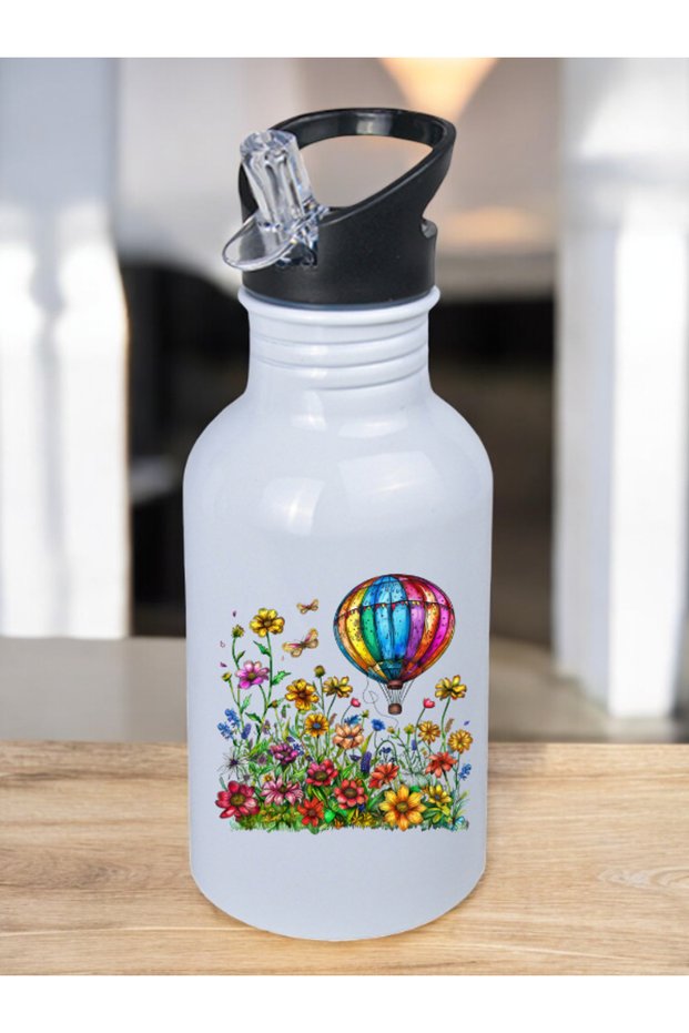 Balloon Water Bottle - Water Bottle for Boys, Water Bottle for Children, Water Bottle for Girls, Water Bottle for Kids, Large Water Bottle