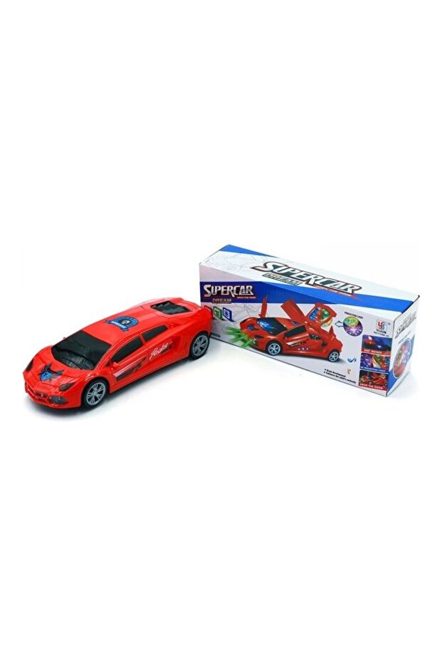 Super Car Dream - Multicolour 100cm (Open Door, 3D Light, 360° Rotation)