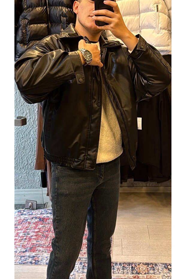 Deri Bomber Mont - 2