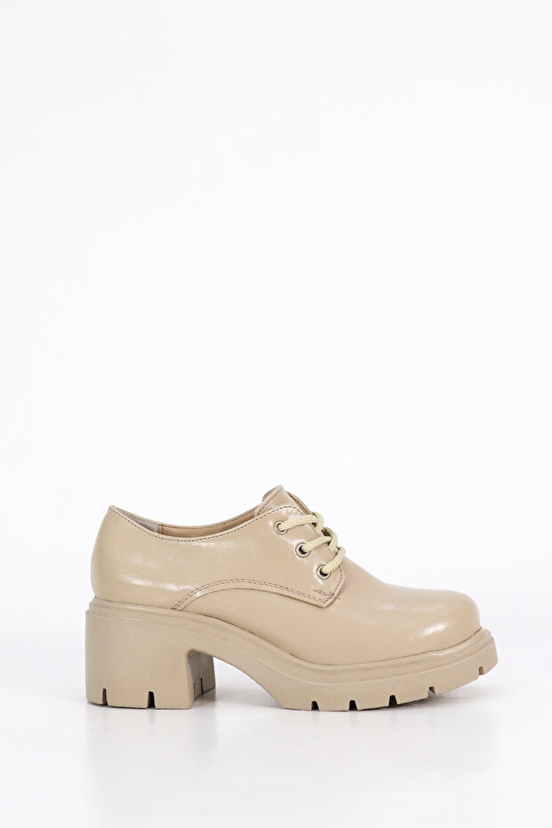 Jvl 707 Lace-Up Heeled Loafer