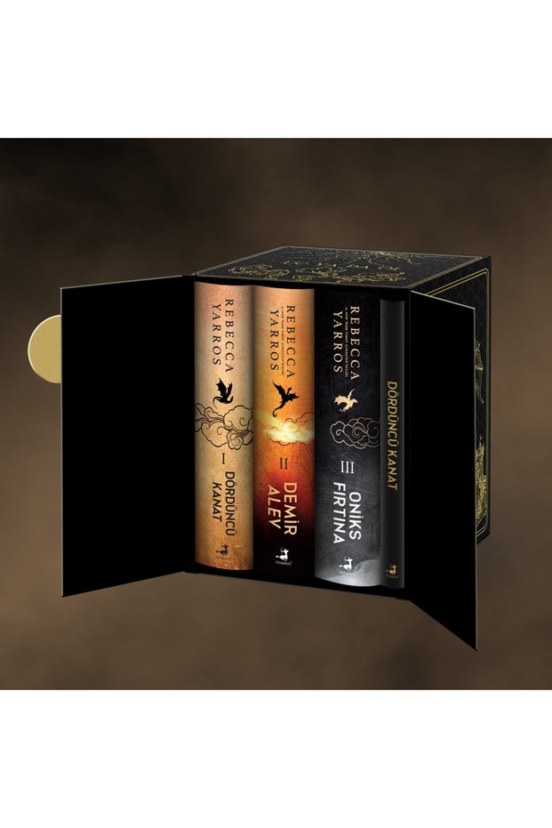 Dördüncü Kanat Special Lockable Hard Box Set (Hardcover) - Rebecca Yarros