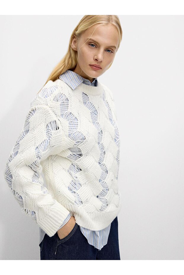 Açık Örgü Kazak - 3