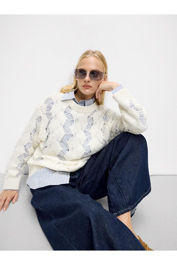 Açık Örgü Kazak - 5