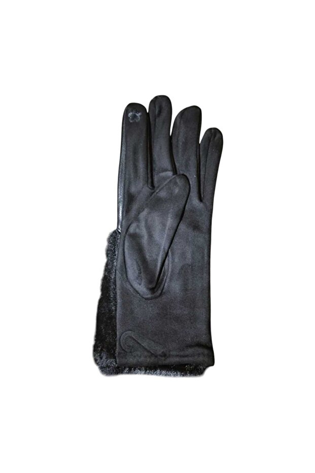 Kadın Kürklü Eldiven - 3