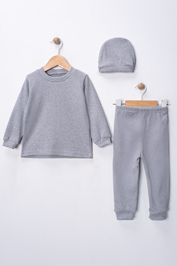 Bereli 3 Piece Organic Cotton Flexible Baby Set