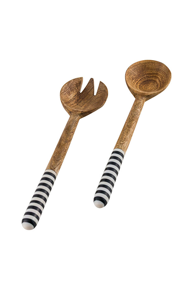 Sparkling Choices from Shining Store |   Wooden Serving Utensils Set of 2 - 5