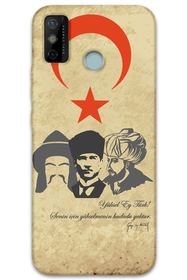 Tecno Spark 6 Go Case Hd Pattern Printed Back Cover - Yüksel Ey Turkish