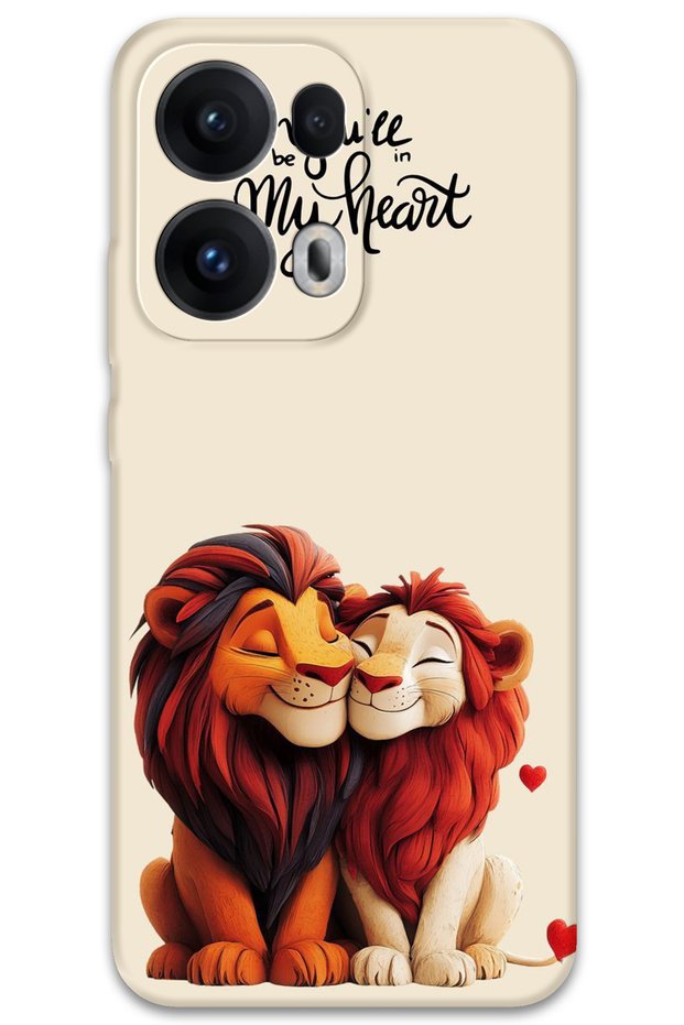 Oppo Reno 13 Pro 5g Case Hd Pattern Printed Back Cover - Lion King