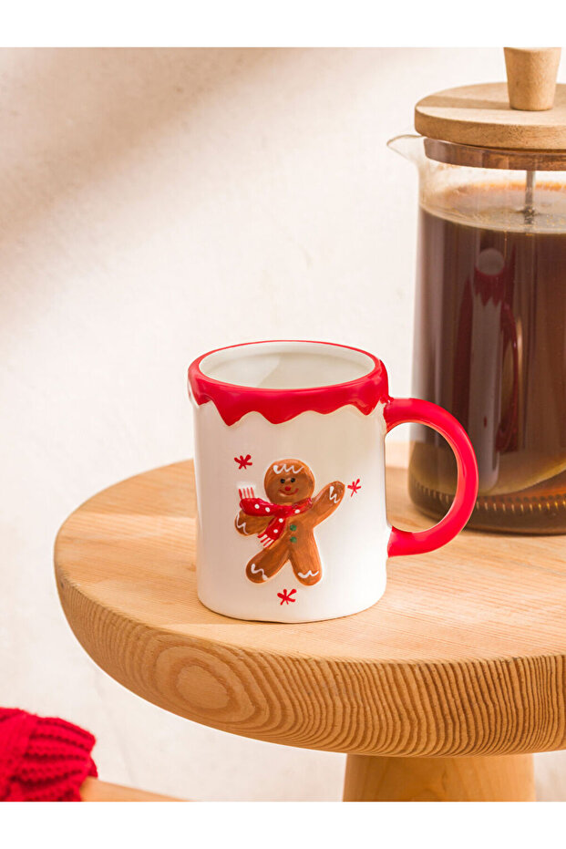 Sparkling Choices from Shining Store |   Porcelain Mug with Cookie Man Figure 270 ml - 1
