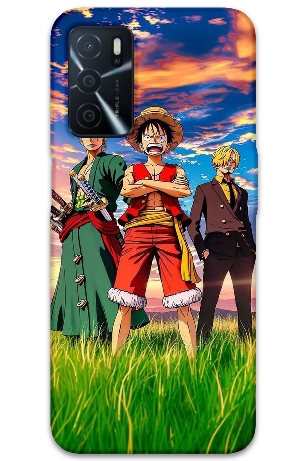 Oppo A55 Case Hd Pattern Printed Back Cover - One Piece 2
