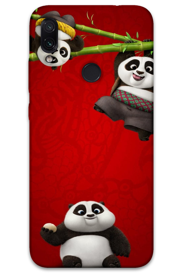 Xiaomi Redmi Note 7 Case Hd Pattern Printed Back Cover - Panda