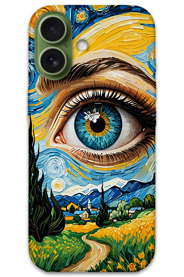 iPhone 17 Case Hd Pattern Printed Back Cover - Art Eye