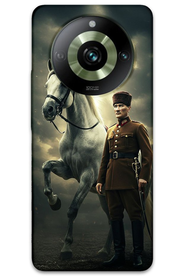 Realme 11 Pro Plus Case Hd Pattern Printed Back Cover - Ataturk Lightning