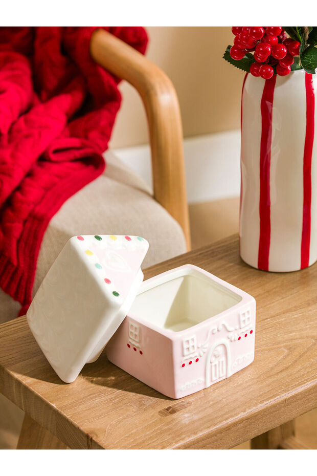 Sparkling Choices from Shining Store |   Cookie House Ceramic Storage Container - 3