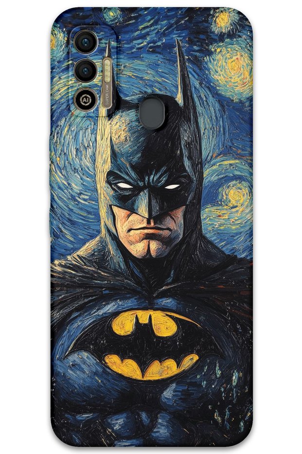 Tecno Spark 7t Case Hd Pattern Printed Back Cover - Batman
