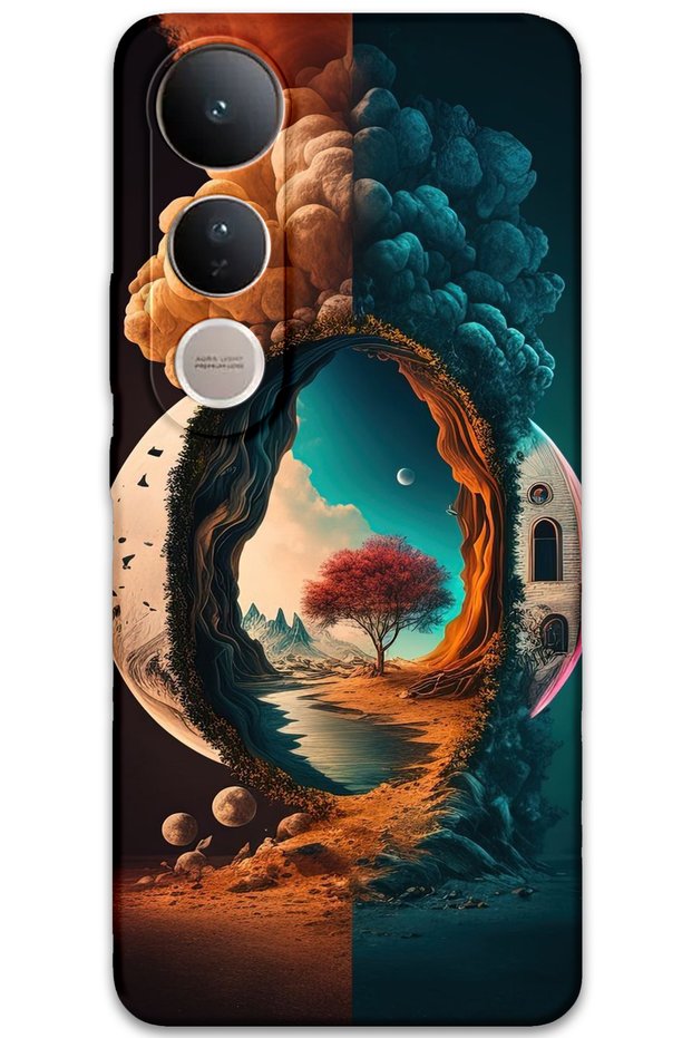 Vivo V50 Lite 4g Case Hd Pattern Printed Back Cover - Night by Moon