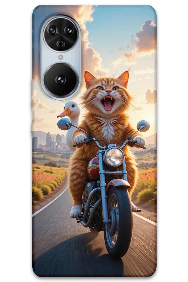 Reeder S19 Max Pro S Edge Case Hd Pattern Printed Back Cover - Crazy Cat