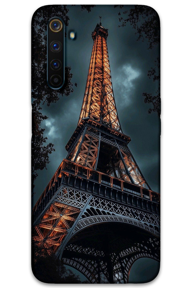 Realme 6 Pro Case Hd Pattern Printed Back Cover - Eiffel Tower