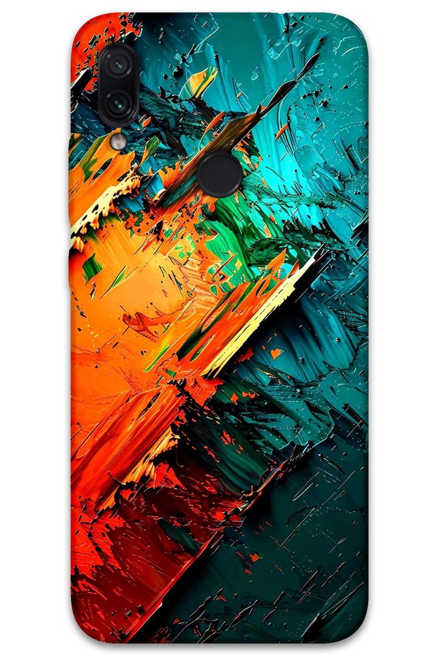 Xiaomi Redmi Note 7 Case Hd Pattern Printed Back Cover - Crystal