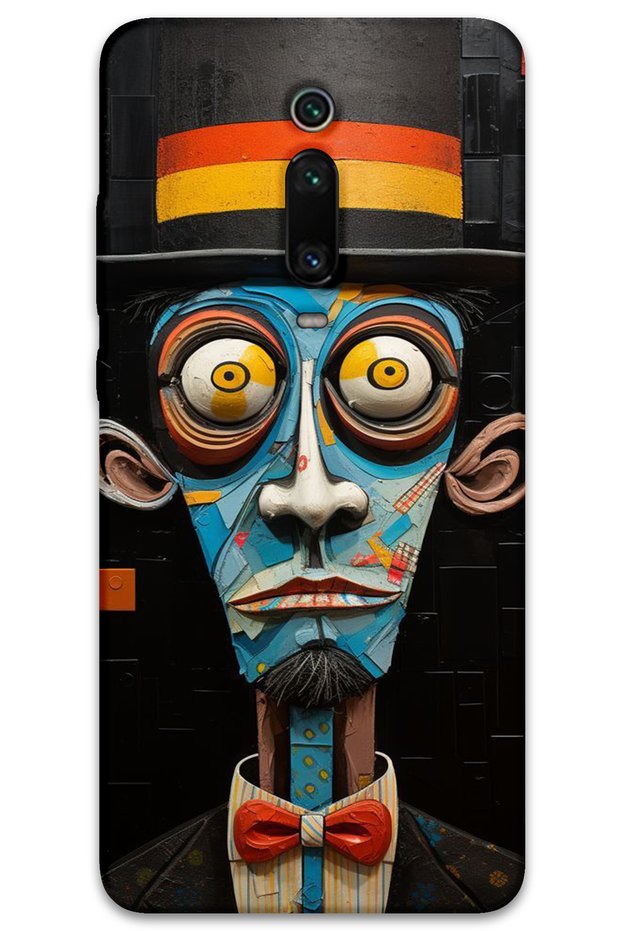Xiaomi Mi 9t Case Hd Pattern Printed Back Cover - Silent Scream