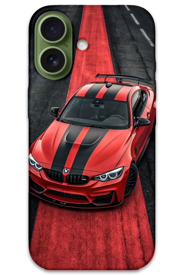 iPhone 17 Case Hd Pattern Printed Back Cover - Red Bw