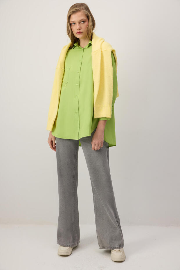 CEPLİ BASIC GÖMLEK - 1