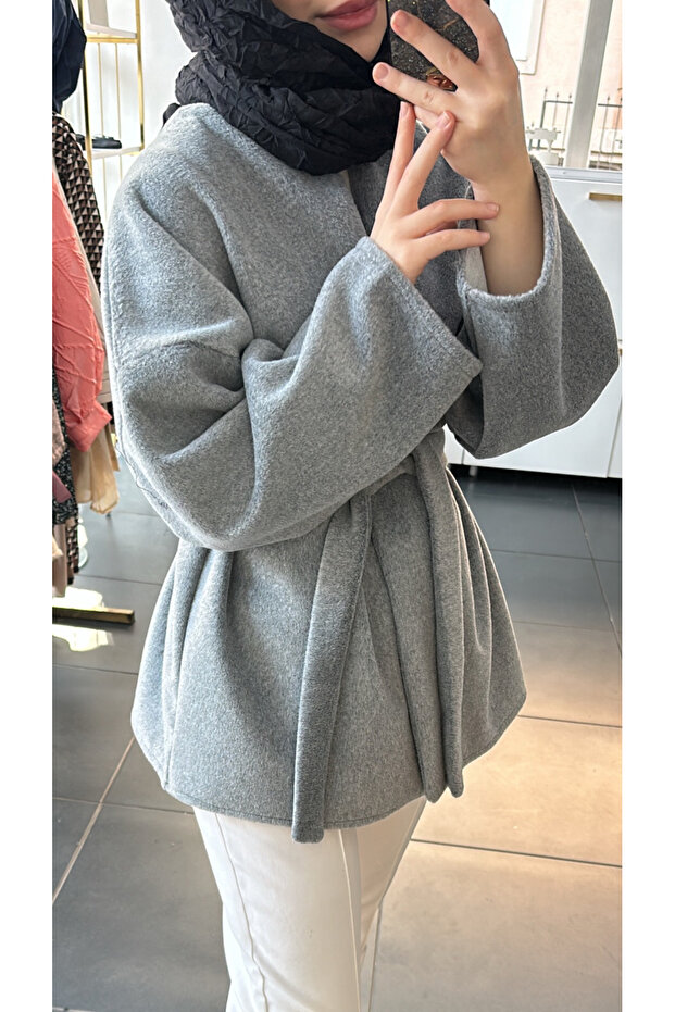 KAŞE CEKET GRİ - 3