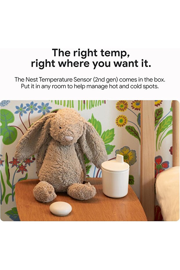 Nest Learning Thermostat (4th Gen, 2024) with Nest Temperature Sensor - Polished Obsidian - 7