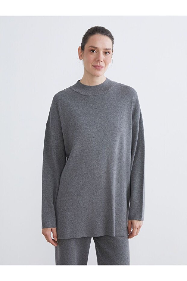 Lcwaikiki Classic Half Turtleneck Women's Knitwear Sweater