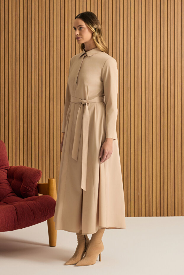 Cotton Elbise - 4
