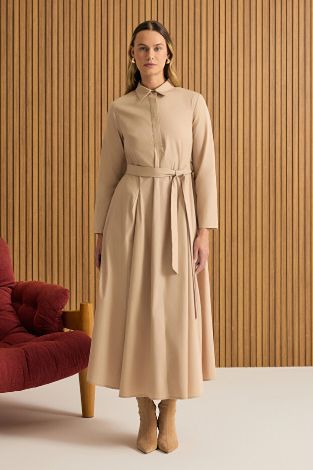 Cotton Elbise - 3