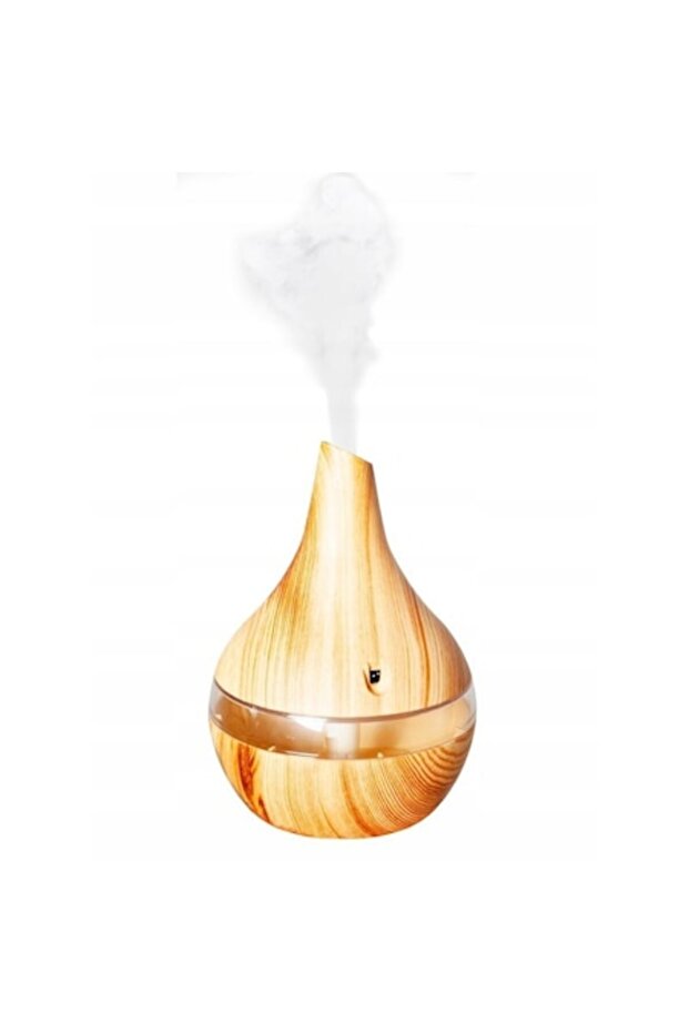 Aromatherapy Diffuser 300ml, USB Rechargeable Humidifier, 7-Color LED, Touch Button, Natu - 1