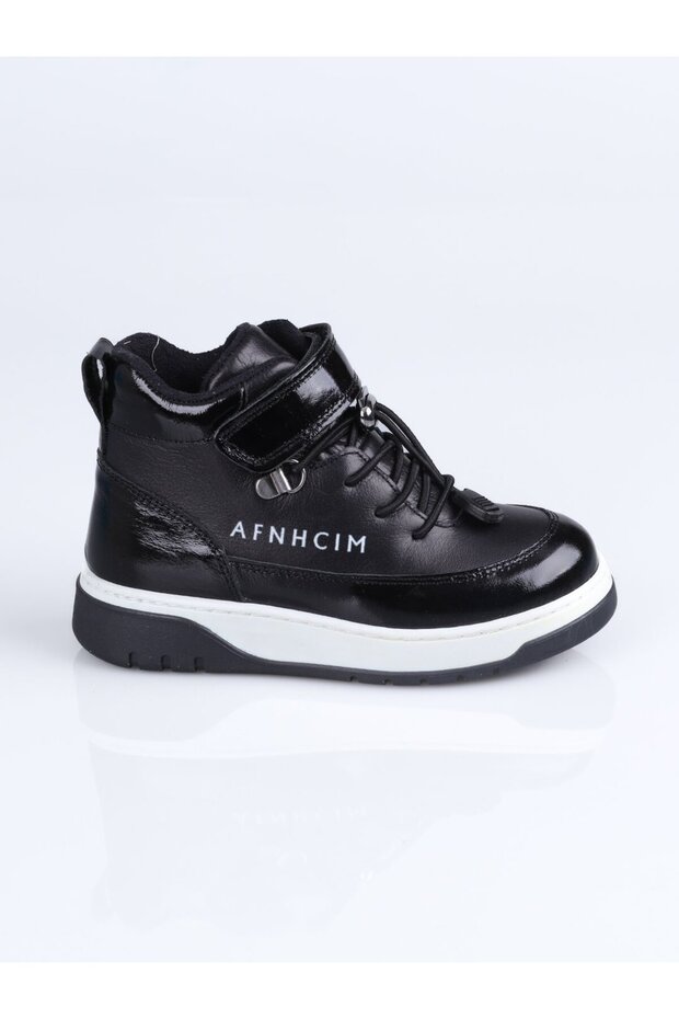 6088 Genuine Leather Boots F.-Black - 32
